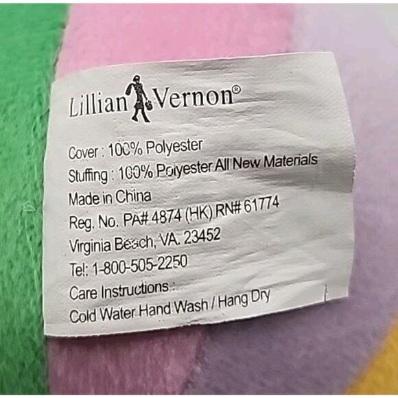 Vintage Lillian Vernon Kids Soft Bowling Set Animals Pins Ball Plush Stuffed Toy - Picture 12 of 16